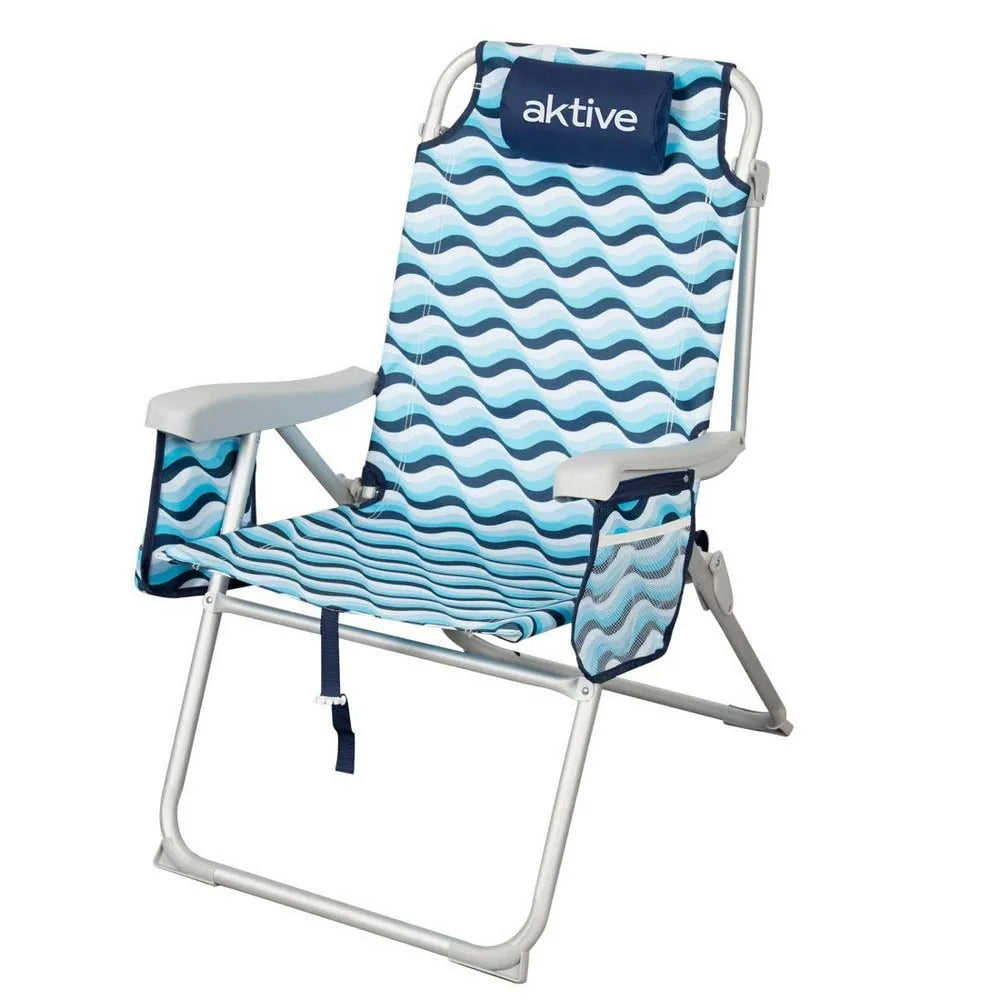 Aktive 62416 Aruba 5 positions 55x78x95 cm beach chair