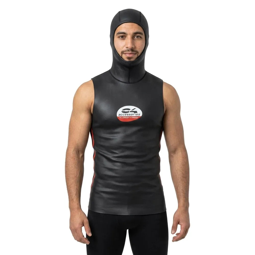 C4 Ultra Stretch 2 mm hooded thermal vest
