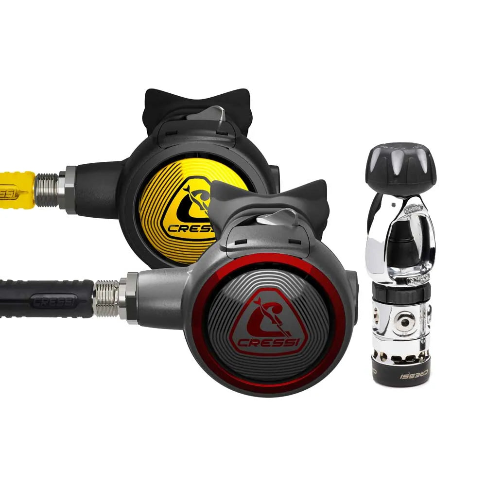 Cressi Zen AC5 & Octopus Zen INT diving regulator set