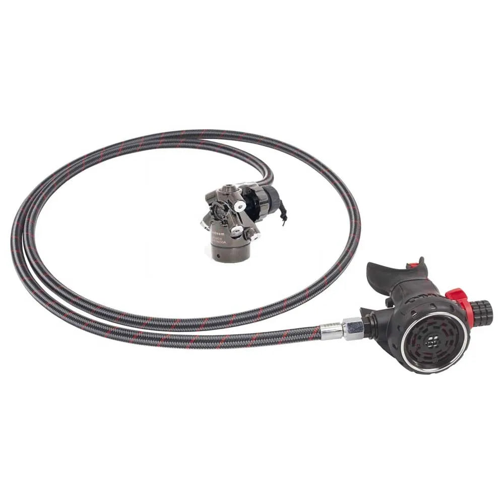 OMS Airstream Evoque DIN Miflex PVD diving regulator set 75 cm