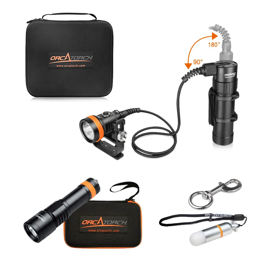 Orcatorch LED Promo Pack dive light
