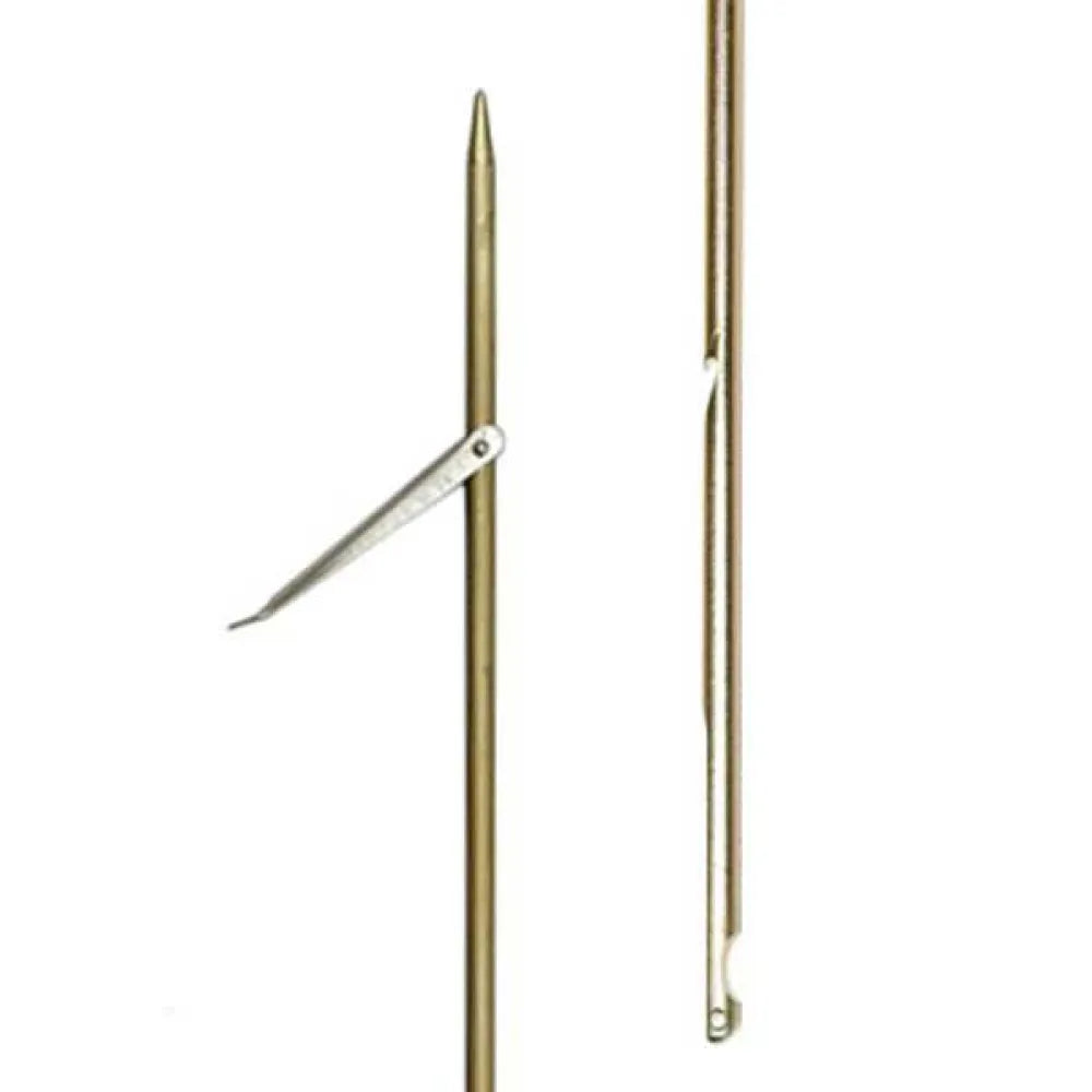 Picasso Gold Spring Steel Round Notch Spear 7 mm single flopper spearshaft