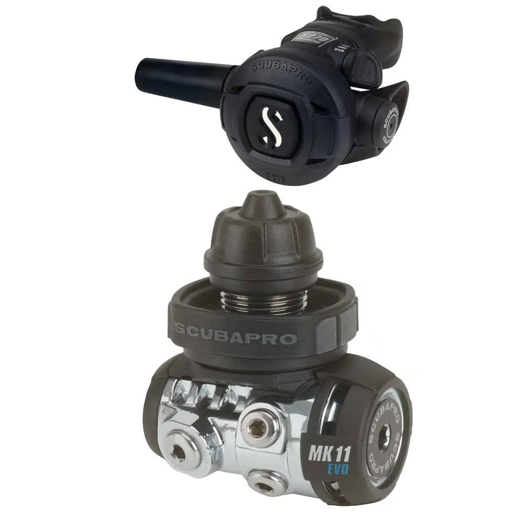 Scubapro MK11 Evo S270 DIN diving regulator set