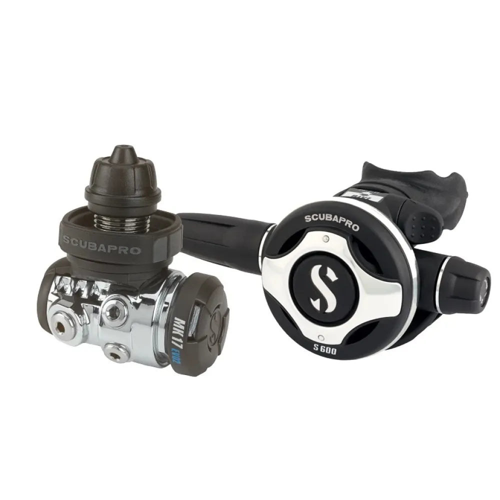 Scubapro MK17 Evo2 S600 DIN diving regulator set