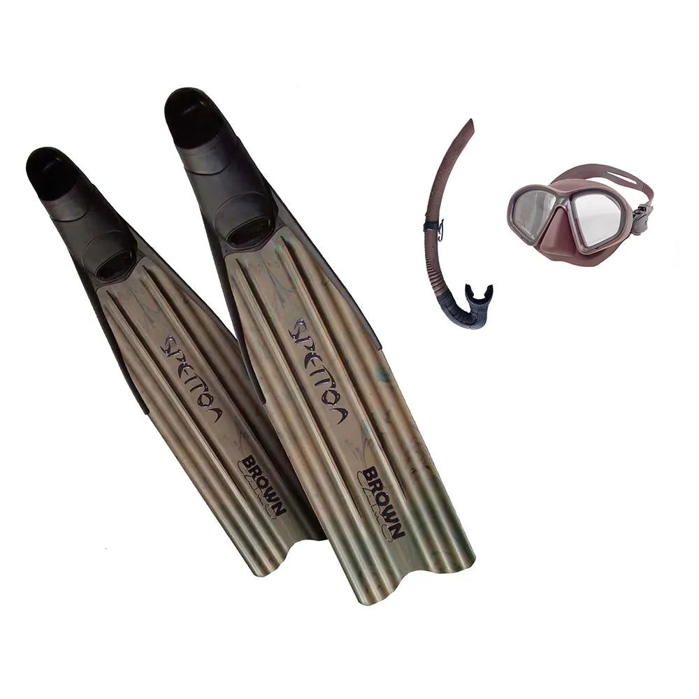 Spetton Camo Flex spearfishing fins