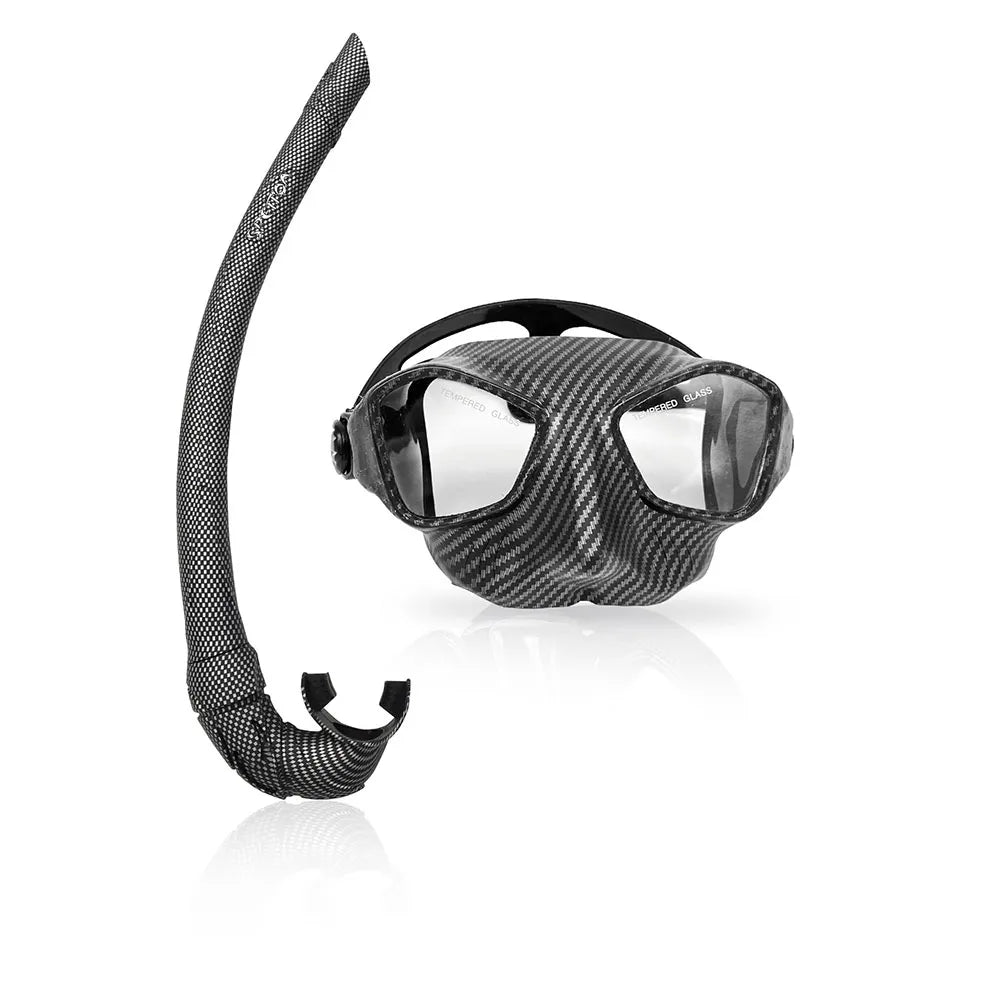 Spetton Storm Carbon and Team Carbon snorkeling set