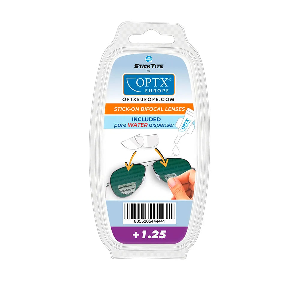 Sticktite Prescription lens with cleaning kit 3 cm